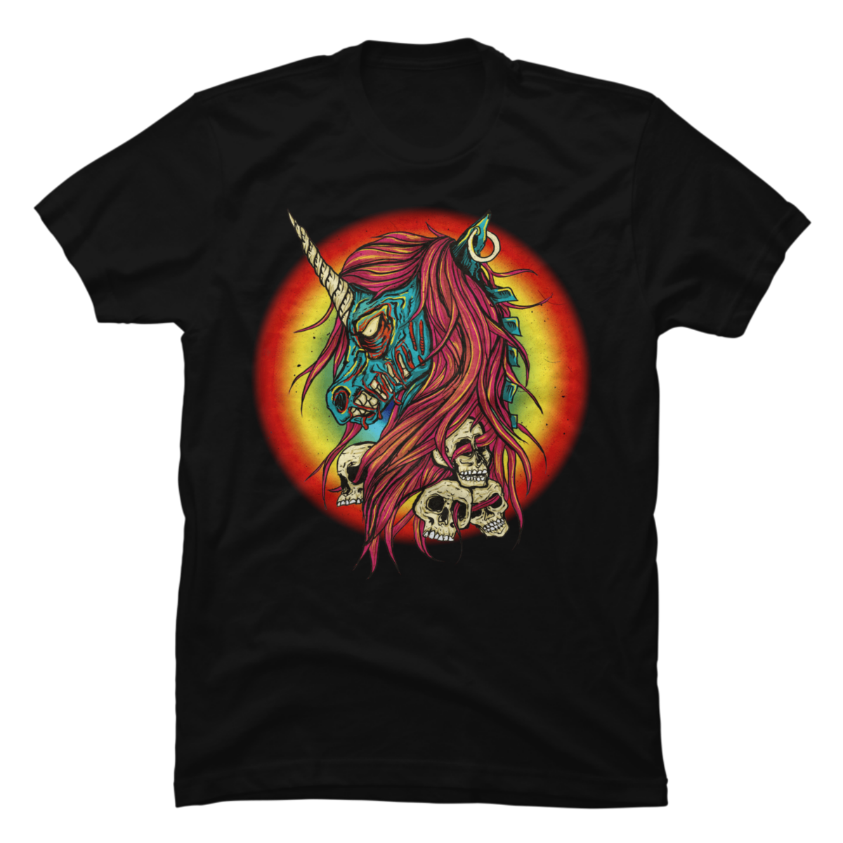 zombie unicorn shirt